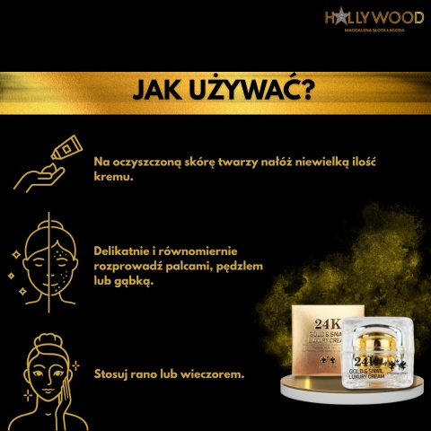 24K Gold&Snail Luxury Cream - luksusowy krem do twarzy 50g
