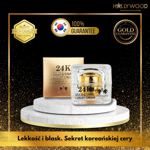 24K Gold&Snail Luxury Cream - luksusowy krem do twarzy 50g