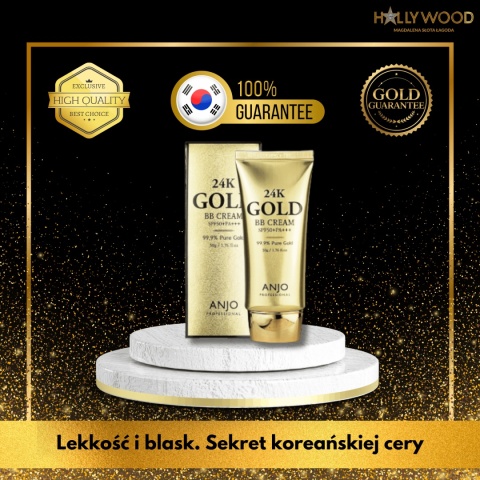 ANJO 24K GOLD BB CREAM SPF50+PA+++ - krem do twarzy nadający naturalny efekt
