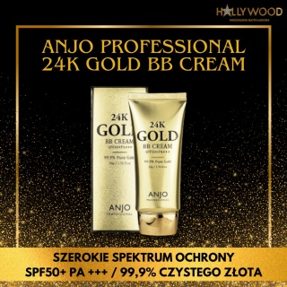 ANJO 24K GOLD BB CREAM SPF50+PA+++ - krem do twarzy nadający naturalny efekt
