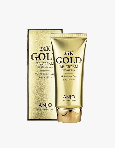 ANJO 24K GOLD BB CREAM SPF50+PA+++ - krem do twarzy nadający naturalny efekt