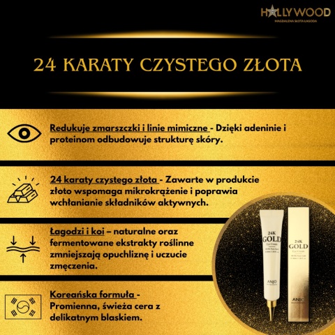 ANJO 24K Gold Prime Eye Cream - krem na powieki 40ml