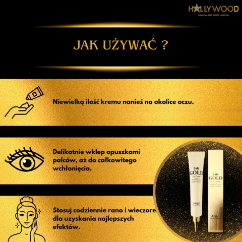 ANJO 24K Gold Prime Eye Cream - krem na powieki 40ml