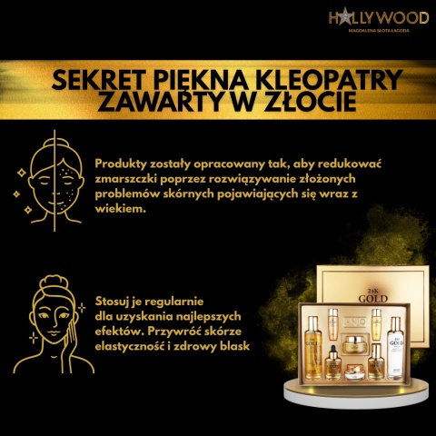 ANJO 24K Gold Skin Care 6SET - zestaw pielęgnacyjny do twarzy