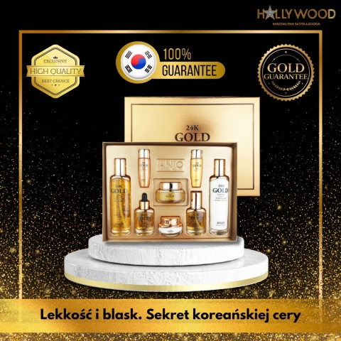 ANJO 24K Gold Skin Care 6SET - zestaw pielęgnacyjny do twarzy