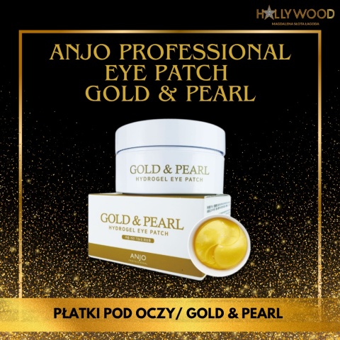 ANJO Eye Patch Gold&Pearl - hydrożelowe płatki pod oczy