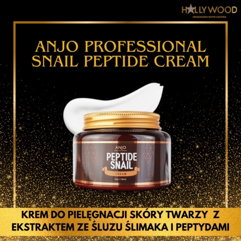 Anjo Krem regenerujący do twarzy i ciała Peptide Snail Cream