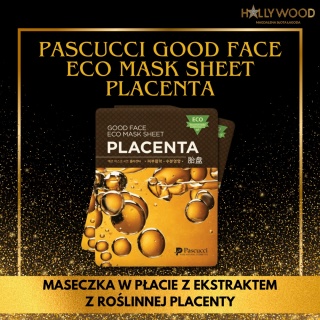 Maska w płachcie na twarz z ekstraktem z placenty