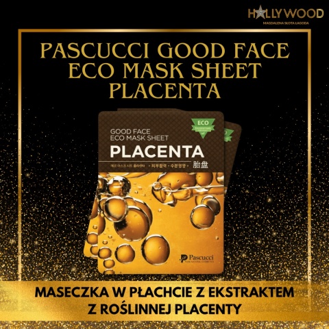 Maska w płacie na twarz z ekstraktem z placenty