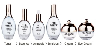 Anjo zestaw luksusowych kosmetyków WHITE z kwasem hialuronowym