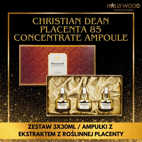 Zestaw 3 regenerujących ampułek z wyciągu z placenty lotosu